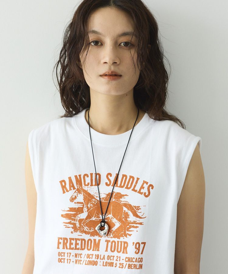 GARAGE OF GOOD CLOTHING「bandプリントノースリーブT」|Tシャツ・カットソー|
