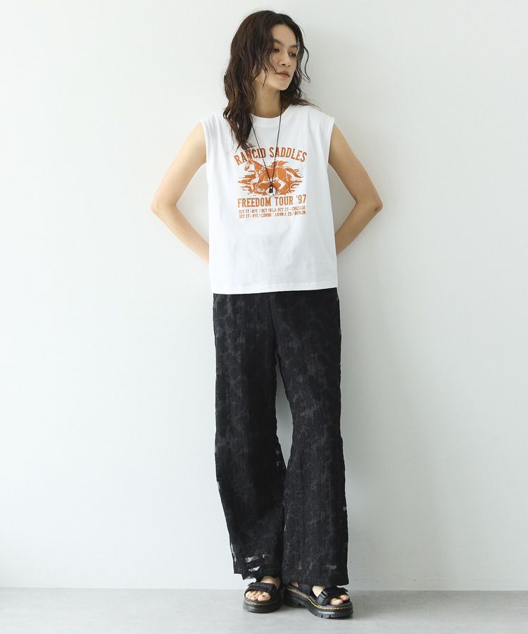 GARAGE OF GOOD CLOTHING「bandプリントノースリーブT」|Tシャツ・カットソー|