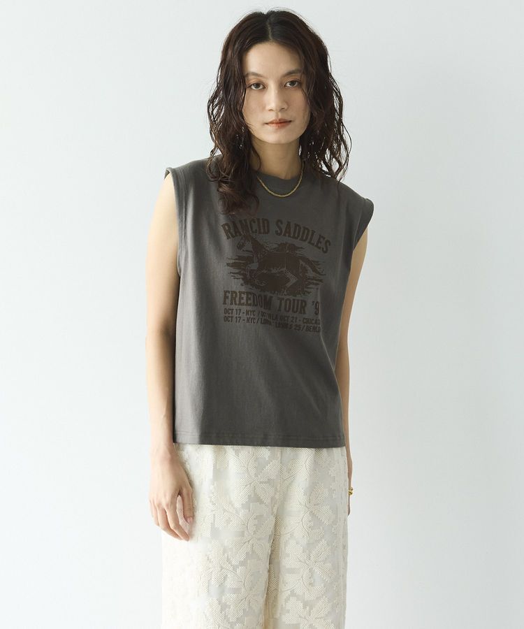 GARAGE OF GOOD CLOTHING「bandプリントノースリーブT」|Tシャツ・カットソー|