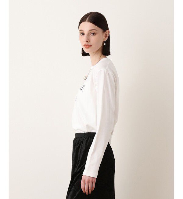 allureville「ステッカーロゴロングTシャツ」|Tシャツ・カットソー|