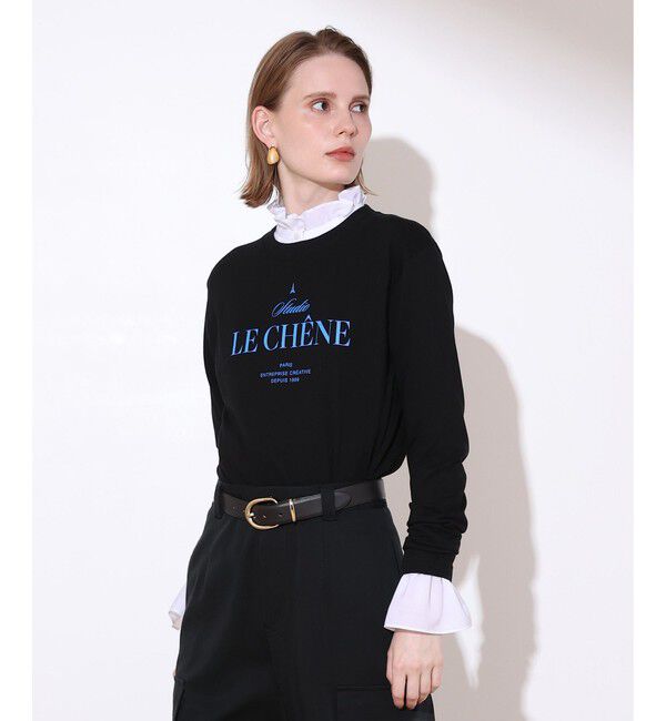 allureville「ステッカーロゴロングTシャツ」|Tシャツ・カットソー|