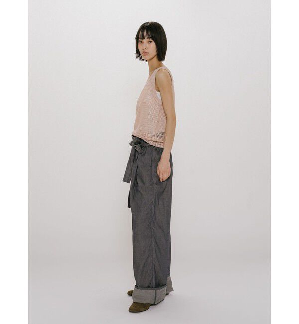 MIDIUMISOLID「MIDIUMISOLID for Ladies メッシュタンクプルオーバー」|ベスト・ジレ|