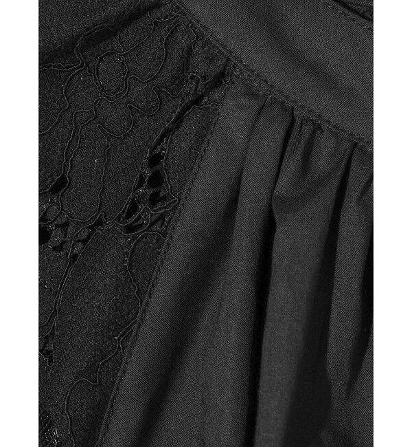 MIDIUMISOLID「MIDIUMISOLID for Ladies レースフレアブラウス」|シャツ・ブラウス|