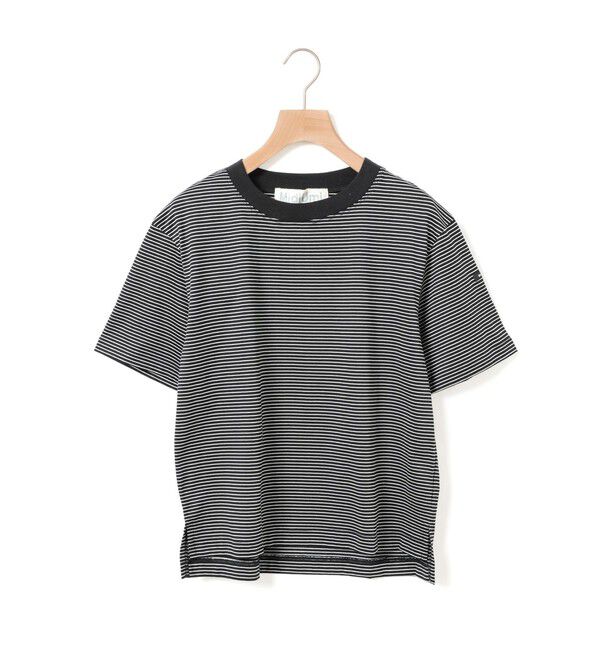 MidiUmi「MidiUmi ベーシックボーダープルオーバー」|Tシャツ・カットソー|ブラック