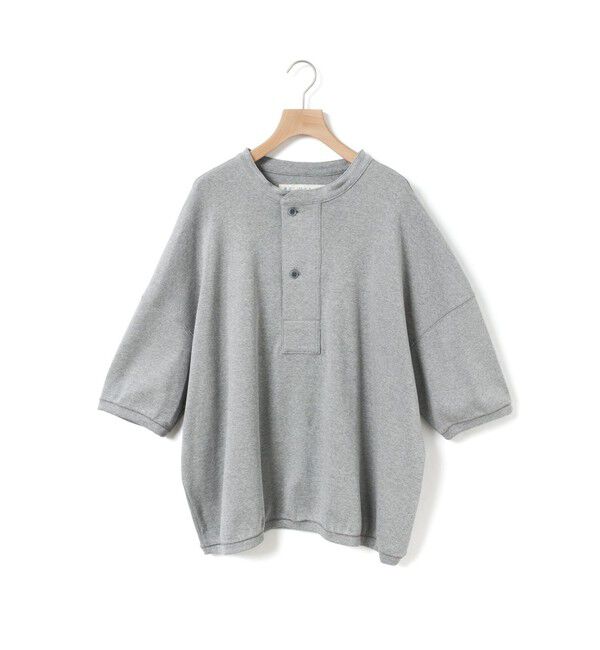 MidiUmi「MidiUmi ヘンリーネックプルオーバー」|Tシャツ・カットソー|ライトグレー