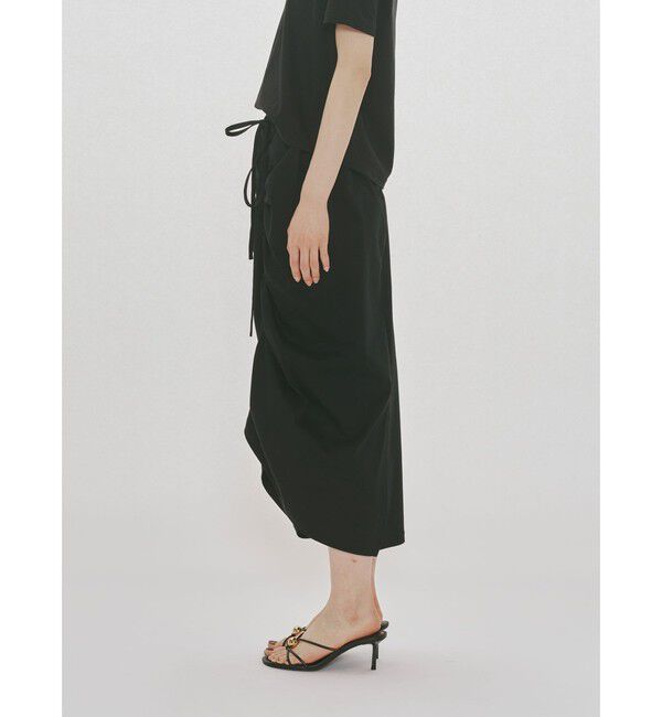 MIDIUMISOLID「MIDIUMISOLID for Ladies ドローストリングスカート」|スカート|