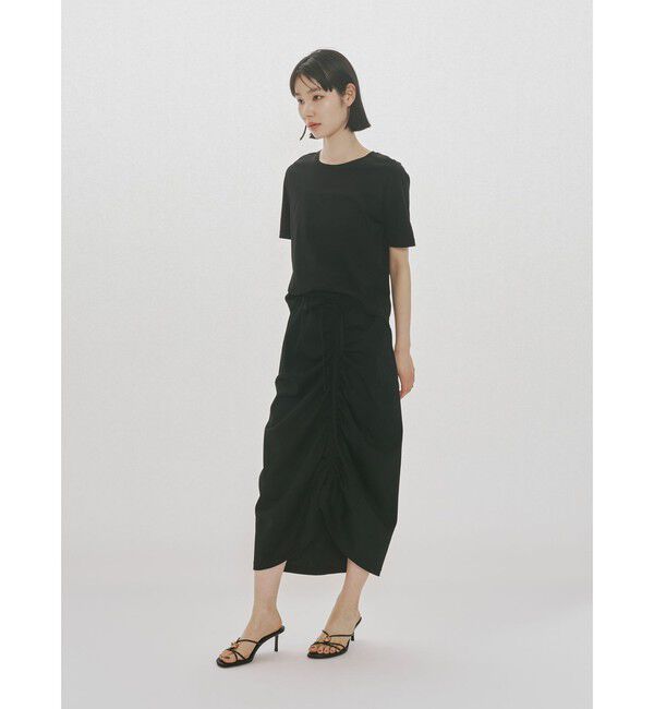 MIDIUMISOLID「MIDIUMISOLID for Ladies ドローストリングスカート」|スカート|