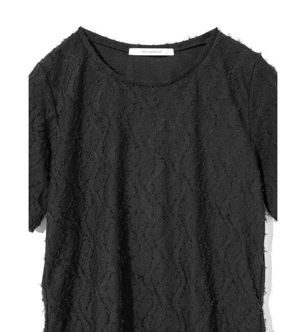 MIDIUMISOLID「MIDIUMISOLID for Ladies ジャカードクルーネックシアーインナー」|Tシャツ・カットソー|