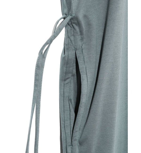 MIDIUMISOLID「MIDIUMISOLID for Ladies ドローストリングジャージーワンピース」|ワンピース|