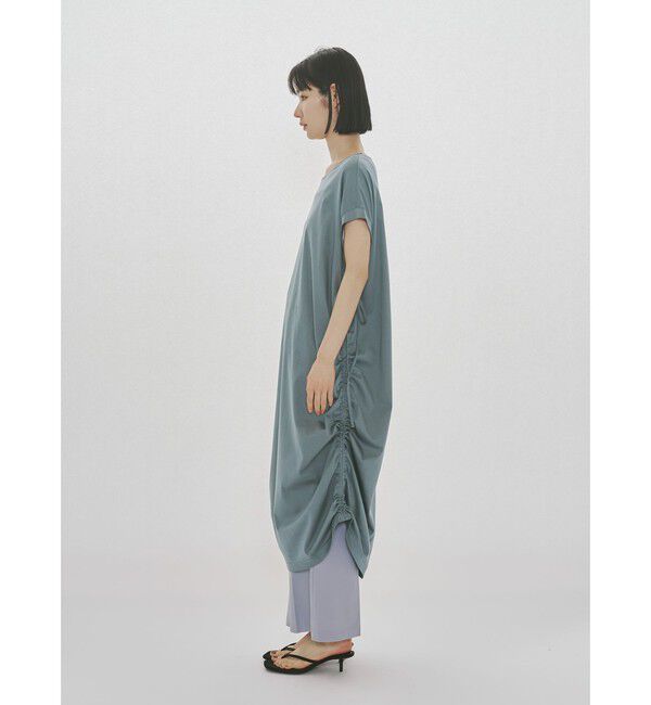 MIDIUMISOLID「MIDIUMISOLID for Ladies ドローストリングジャージーワンピース」|ワンピース|