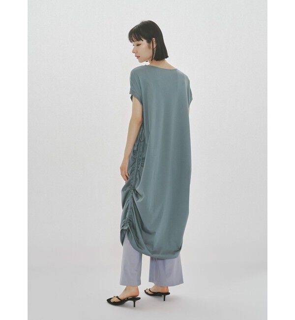 MIDIUMISOLID「MIDIUMISOLID for Ladies ドローストリングジャージーワンピース」|ワンピース|