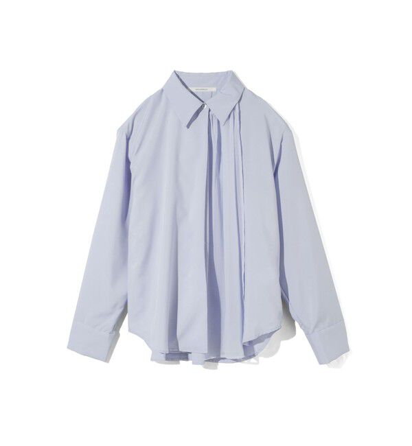 MIDIUMISOLID「MIDIUMISOLID for Ladies シアーレイヤードシャツ」|シャツ・ブラウス|