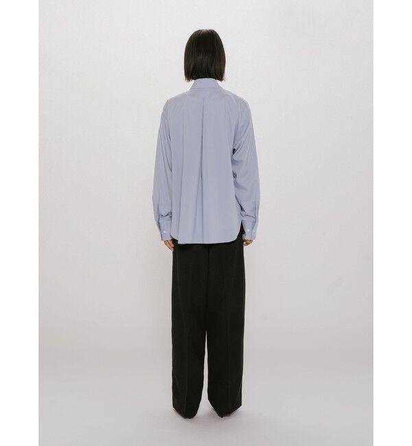 MIDIUMISOLID「MIDIUMISOLID for Ladies シアーレイヤードシャツ」|シャツ・ブラウス|