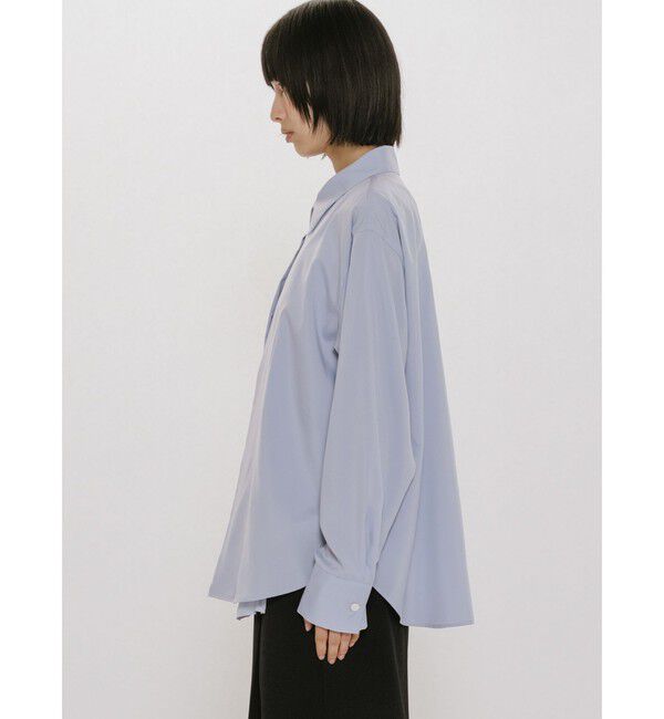 MIDIUMISOLID「MIDIUMISOLID for Ladies シアーレイヤードシャツ」|シャツ・ブラウス|