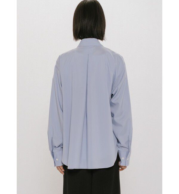 MIDIUMISOLID「MIDIUMISOLID for Ladies シアーレイヤードシャツ」|シャツ・ブラウス|