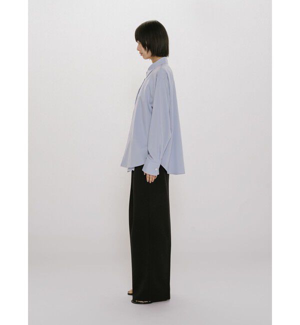 MIDIUMISOLID「MIDIUMISOLID for Ladies シアーレイヤードシャツ」|シャツ・ブラウス|