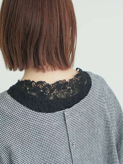 Samansa Mos2「《新色追加》後ろパーツレースインナー【接触冷感】」|Tシャツ・カットソー|
