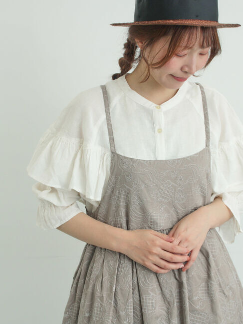 Samansa Mos2「【メルヘン&times;Samansa Mos2】総刺繍ワンピース」|ワンピース|
