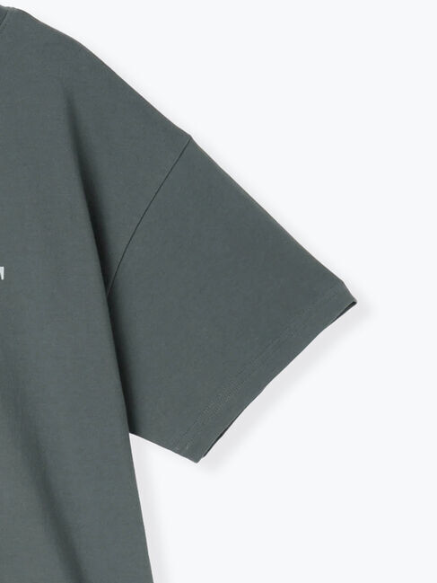 Samansa Mos2「【接触冷感】裾レースロゴプリントチュニック」|Tシャツ・カットソー|
