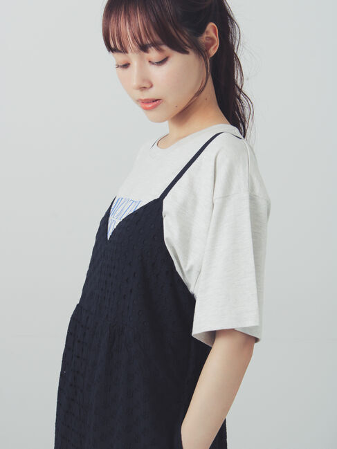 Samansa Mos2「レースパッチワークサロペット」|その他|