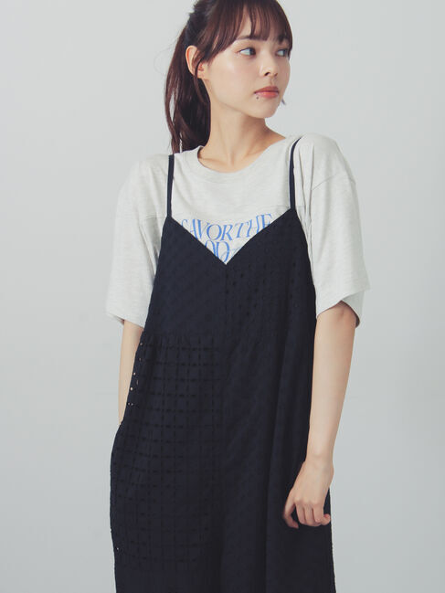Samansa Mos2「レースパッチワークサロペット」|その他|