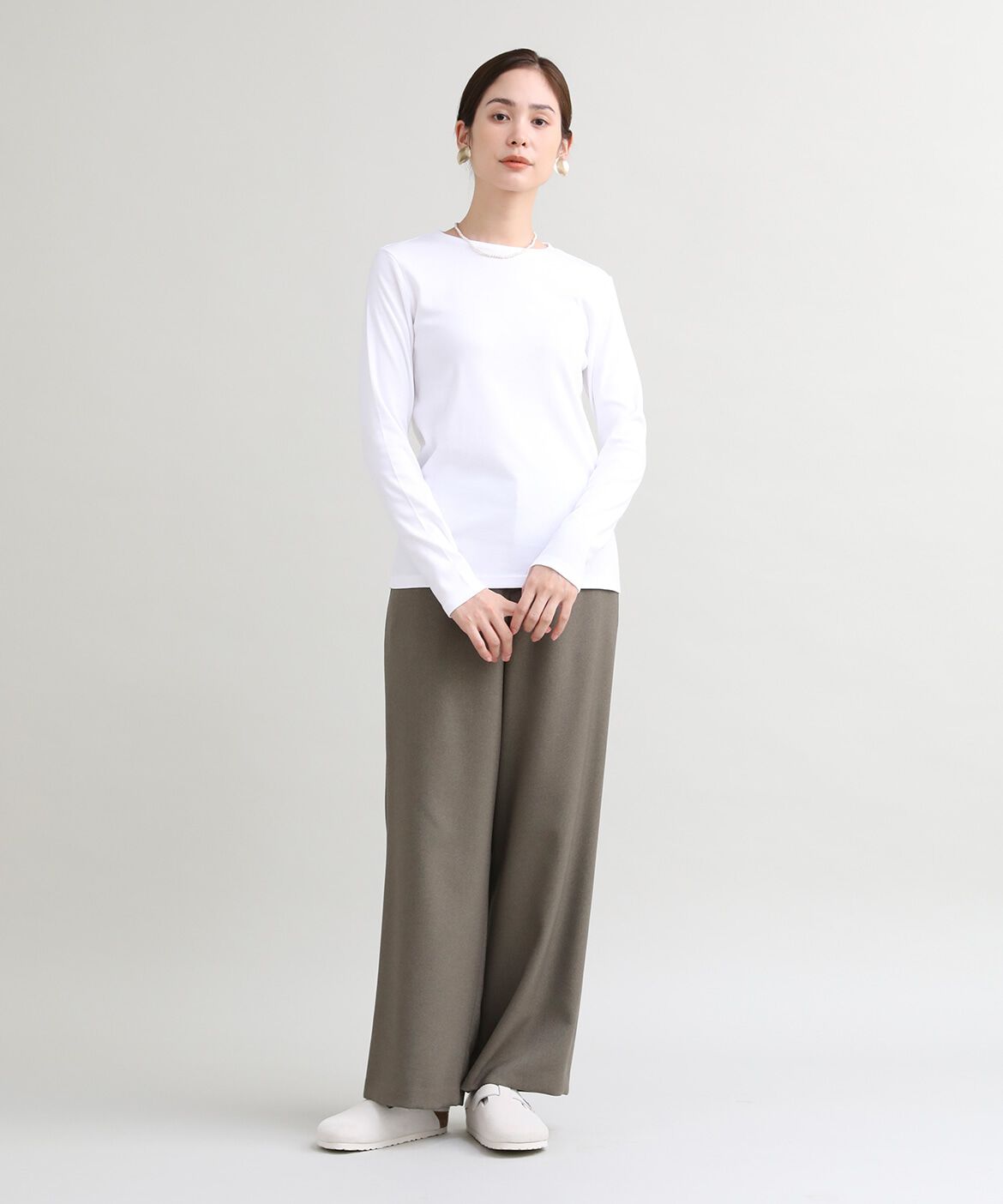 DAY by DAY it&rsquo;s international「ベーシッククルーネックカットソー《スビン綿MIXフライス》」|Tシャツ・カットソー|