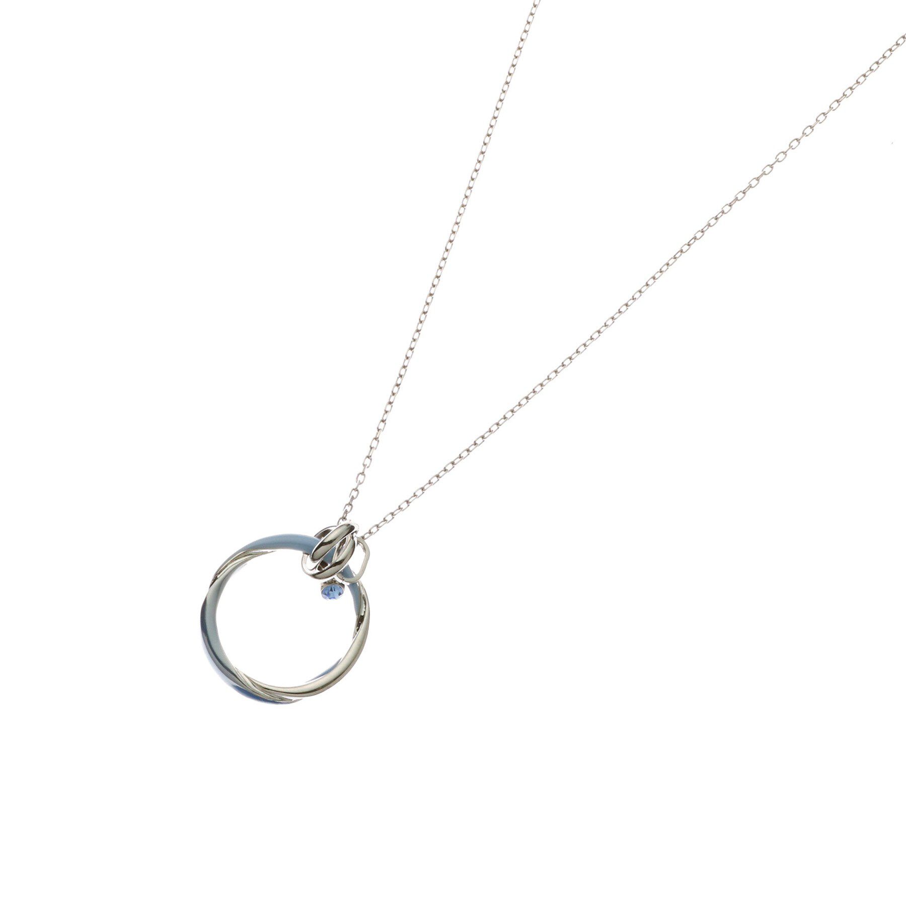 UNTITLED「【Lucky】カラーエポトップ」|ネックレス|サックスブルー(09