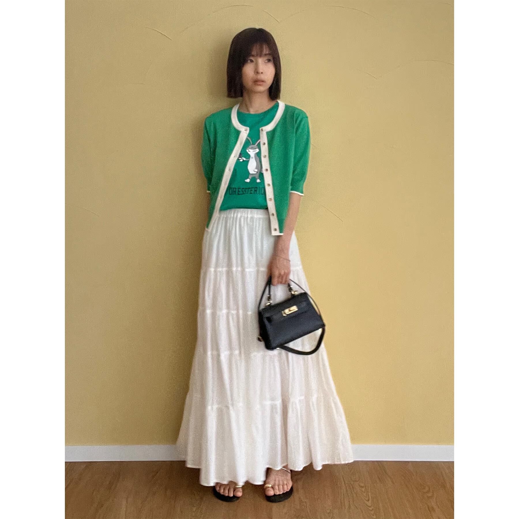 DRESSTERIOR「【再入荷】コットンボイルティアードスカート」|スカート|