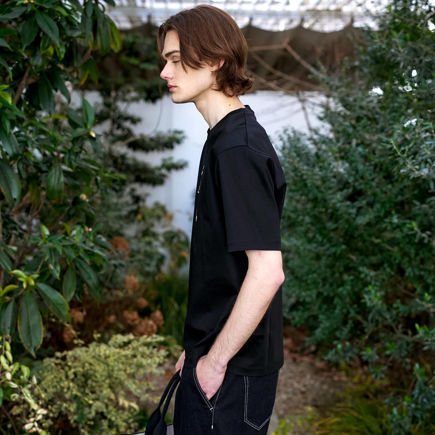DRESSTERIOR「【接触冷感／抗菌防臭／消臭】ICE CLEAR COTTON ガンラビットTシャツ」|Tシャツ・カットソー|