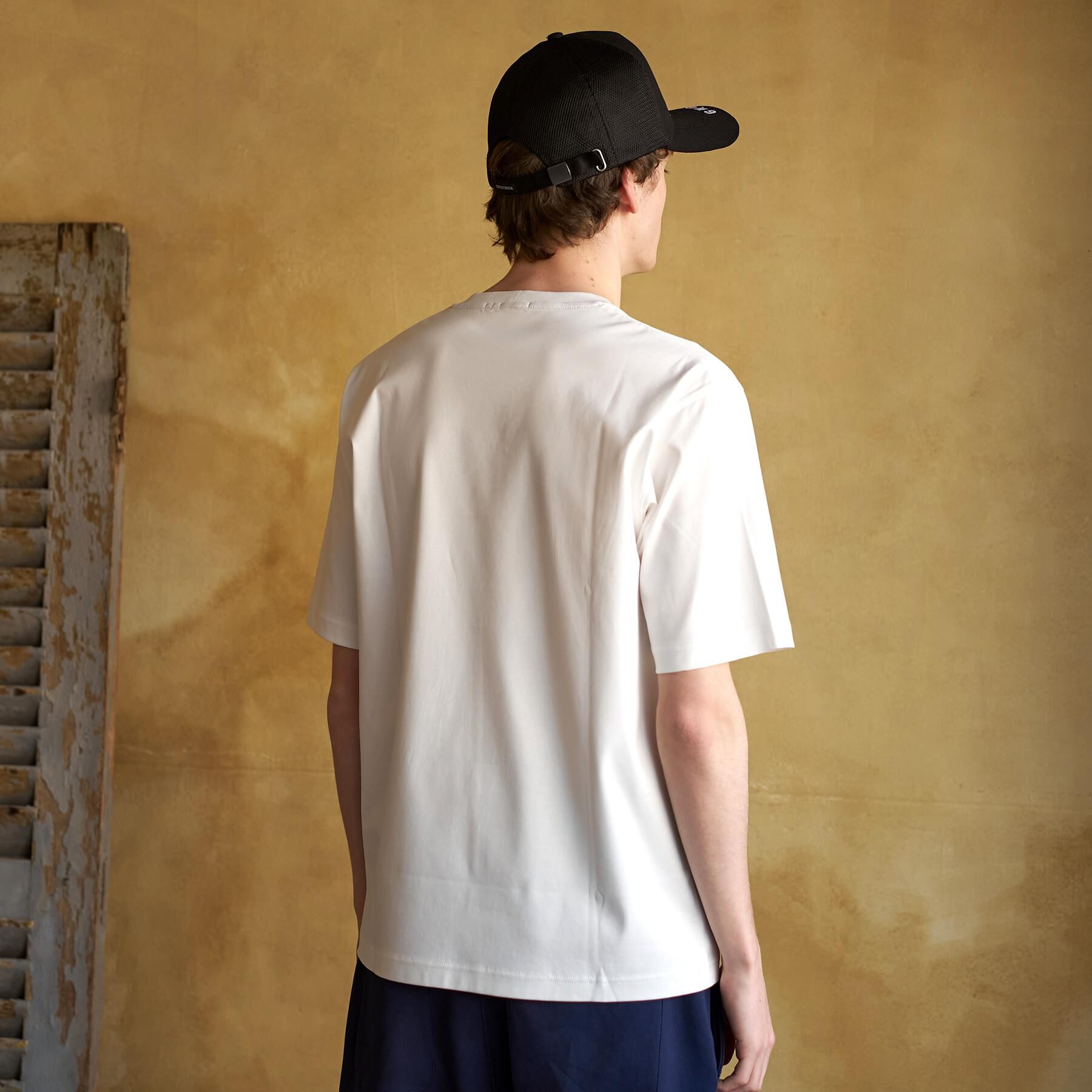 DRESSTERIOR「【接触冷感／抗菌防臭／消臭】ICE CLEAR COTTON ガンラビットTシャツ」|Tシャツ・カットソー|