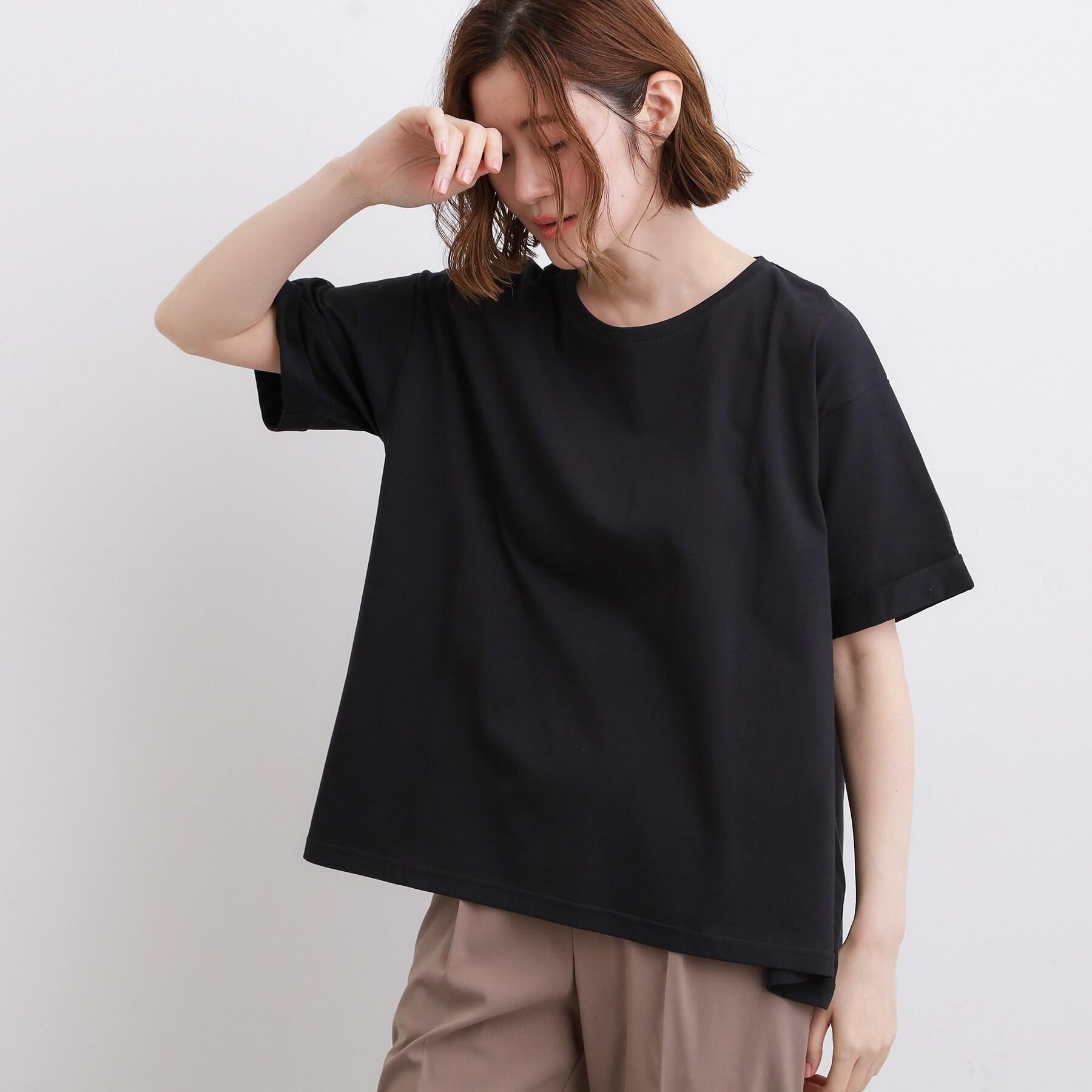 grove「【遮熱／吸水速乾／接触冷感／UVカット】フレアシルエットTシャツ」|Tシャツ・カットソー|