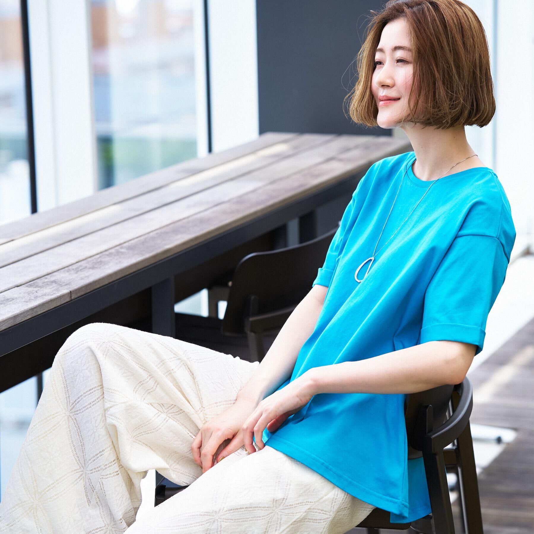 grove「【遮熱／吸水速乾／接触冷感／UVカット】フレアシルエットTシャツ」|Tシャツ・カットソー|
