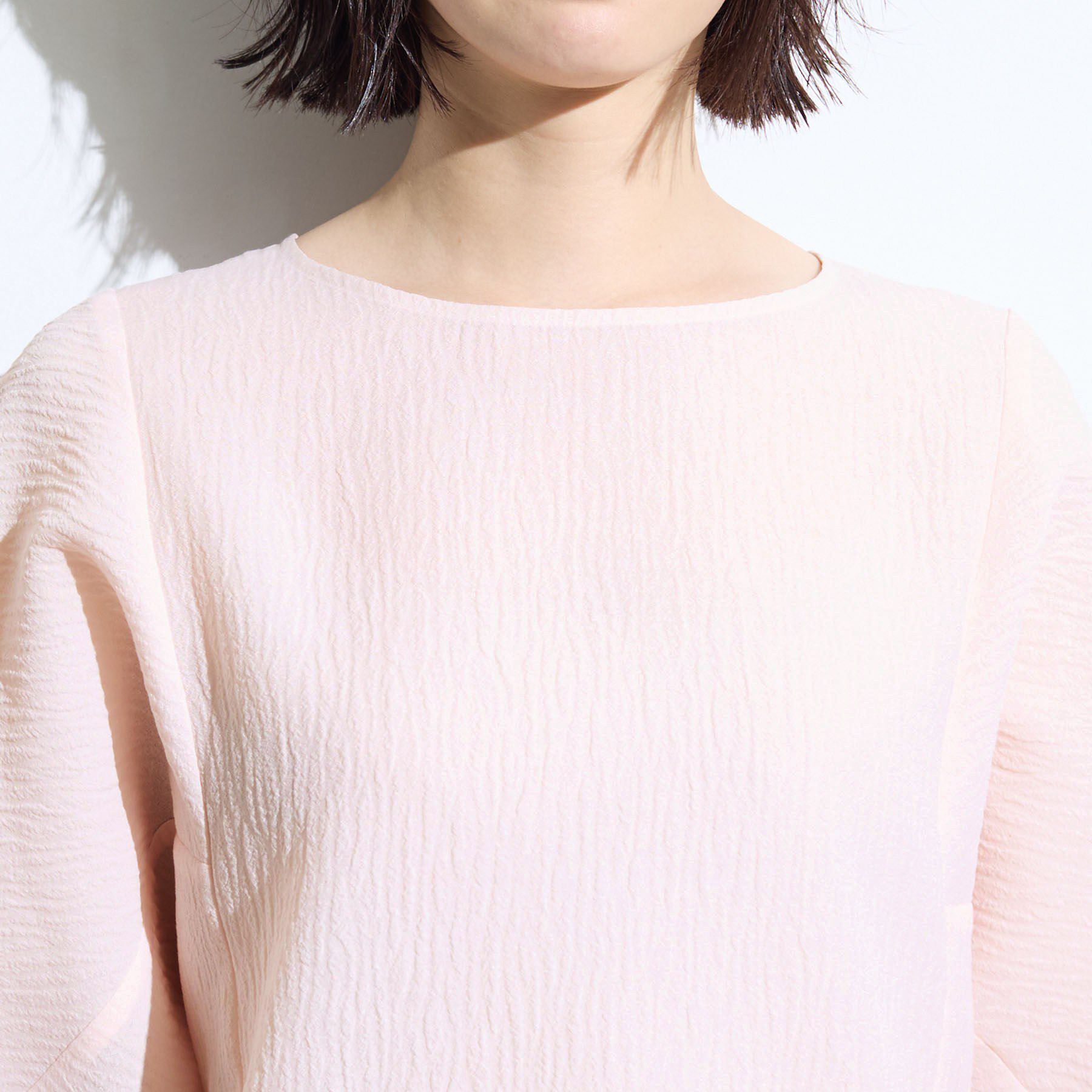 INDIVI「【華奢見え】ジャカード ドルマントップス」|Tシャツ・カットソー|