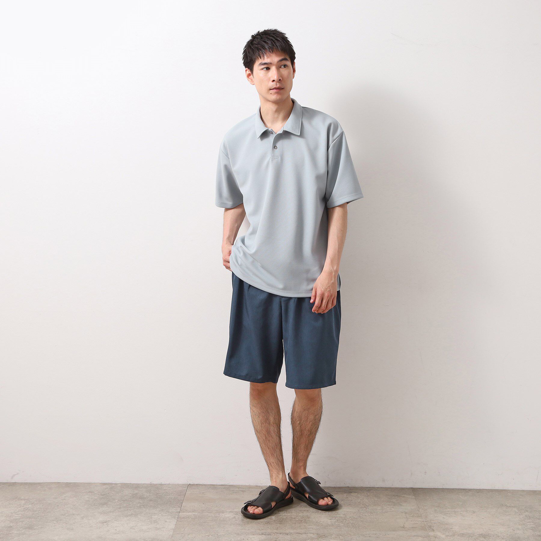 THE SHOP TK「ドライタッチカノコポロシャツ 洗濯機OK」|ポロシャツ|