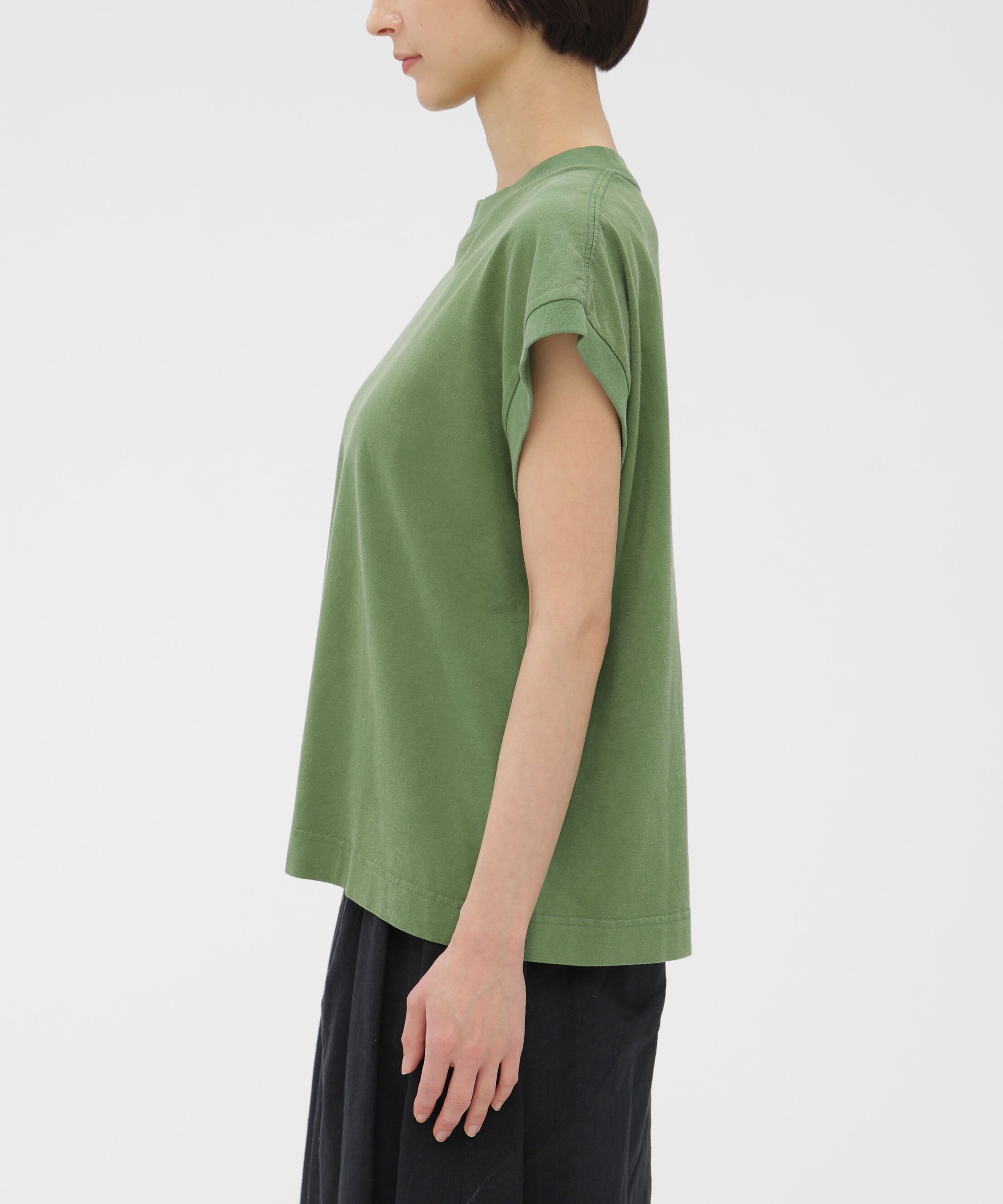 MHL.「FADED ROUGH COTTON JERSEY TOP」|Tシャツ・カットソー|