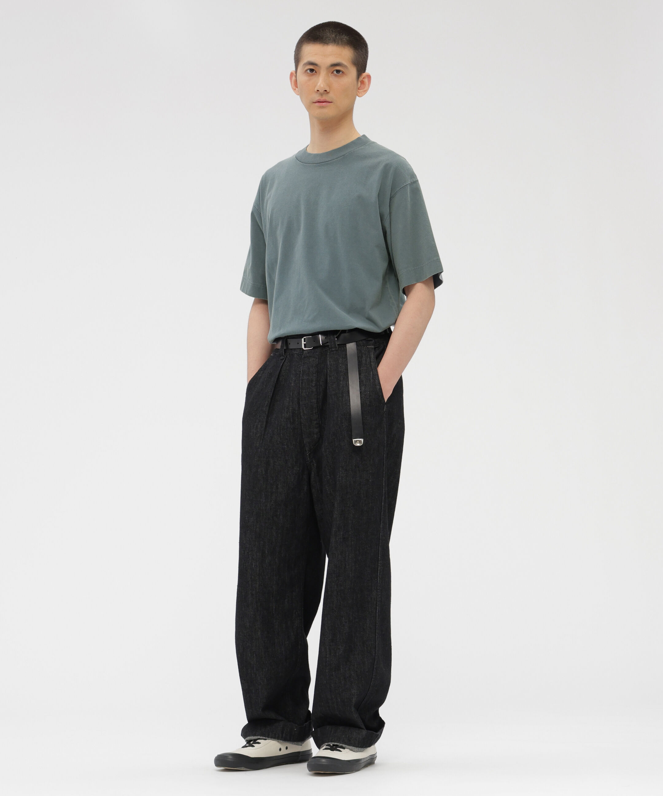 MHL.「FADED ROUGH COTTON JERSEY TOP」|Tシャツ・カットソー|