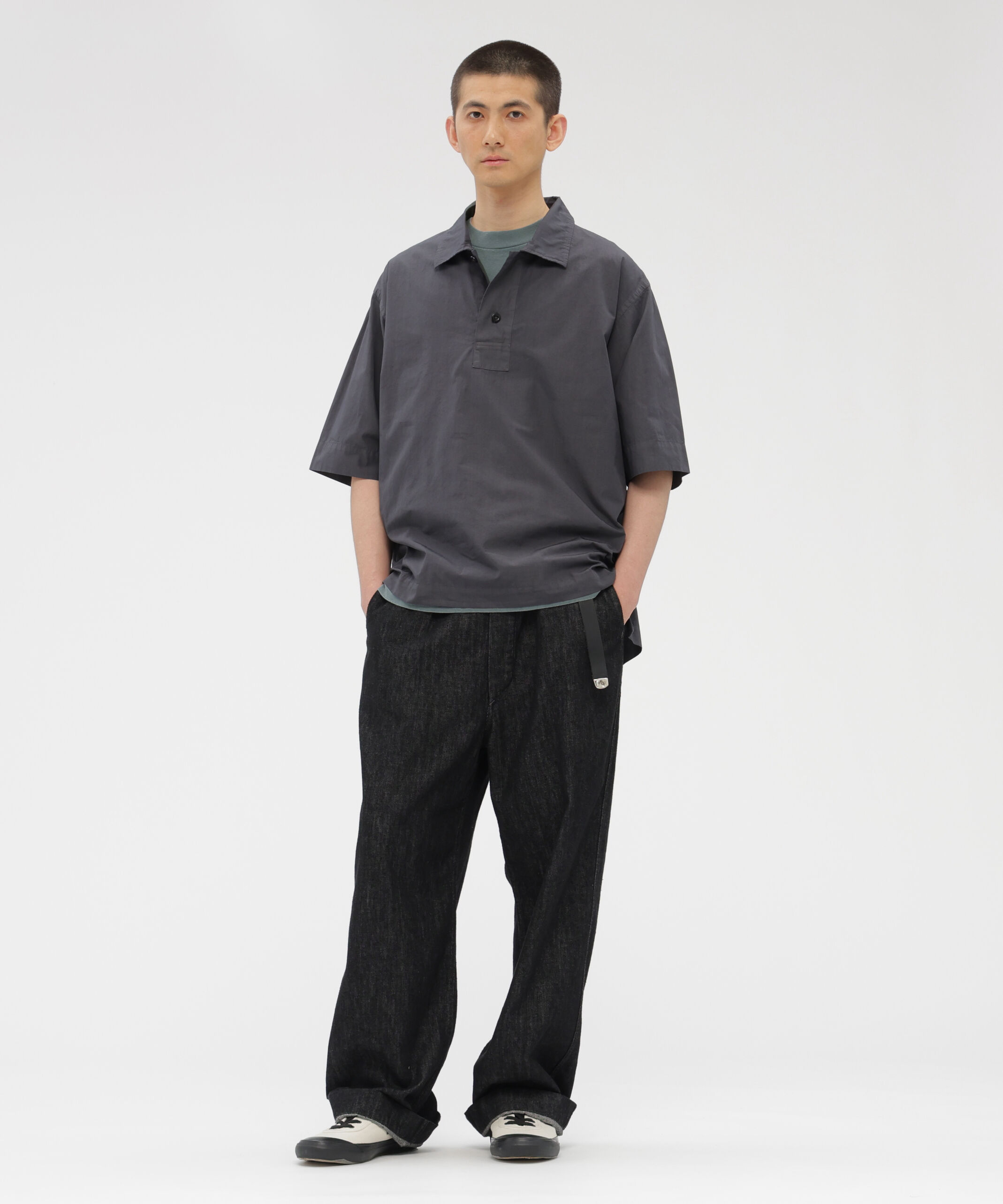 MHL.「FADED ROUGH COTTON JERSEY TOP」|Tシャツ・カットソー|