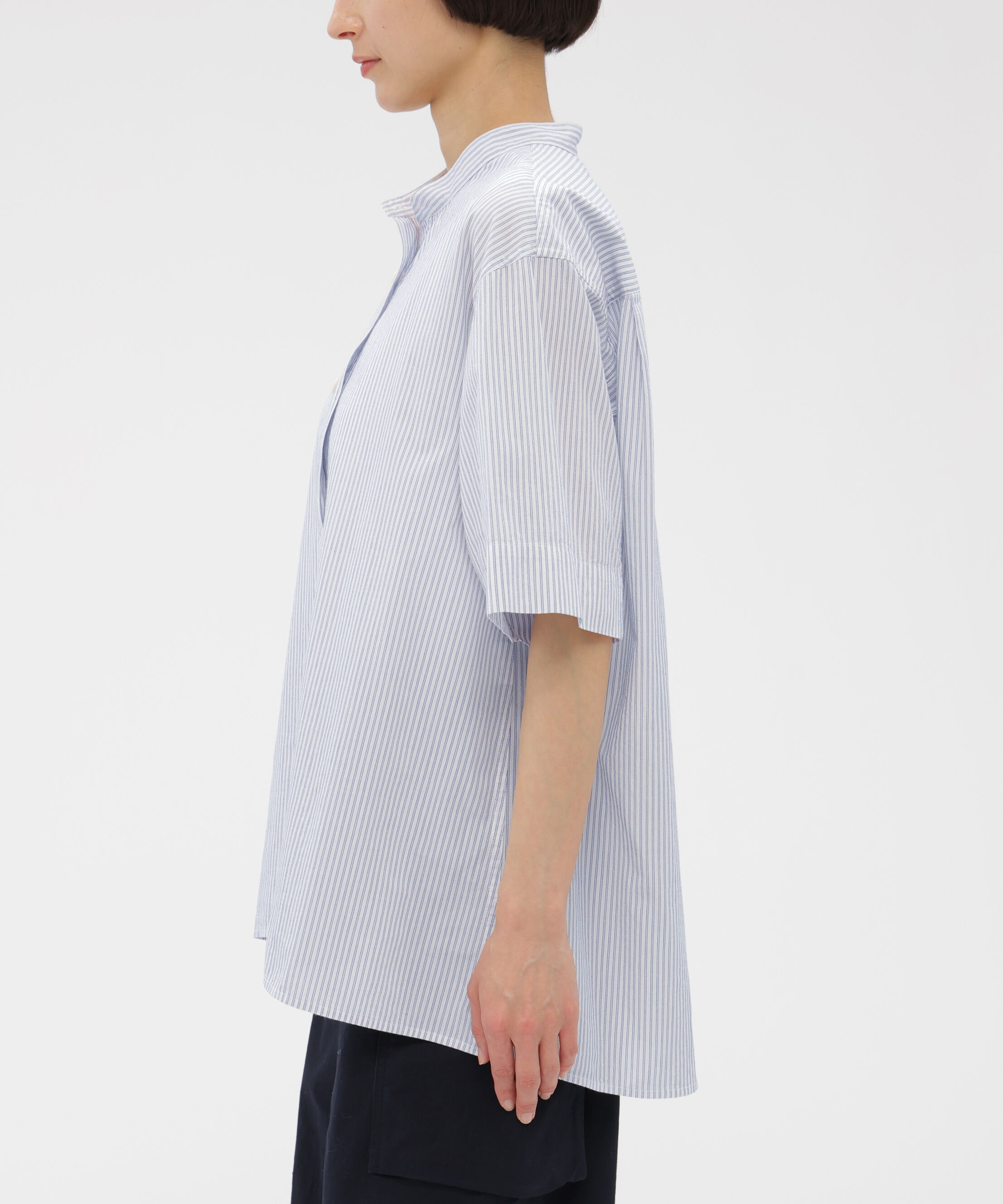 MHL.「YARN DYED COTTON VOILE SHIRT」|シャツ・ブラウス|