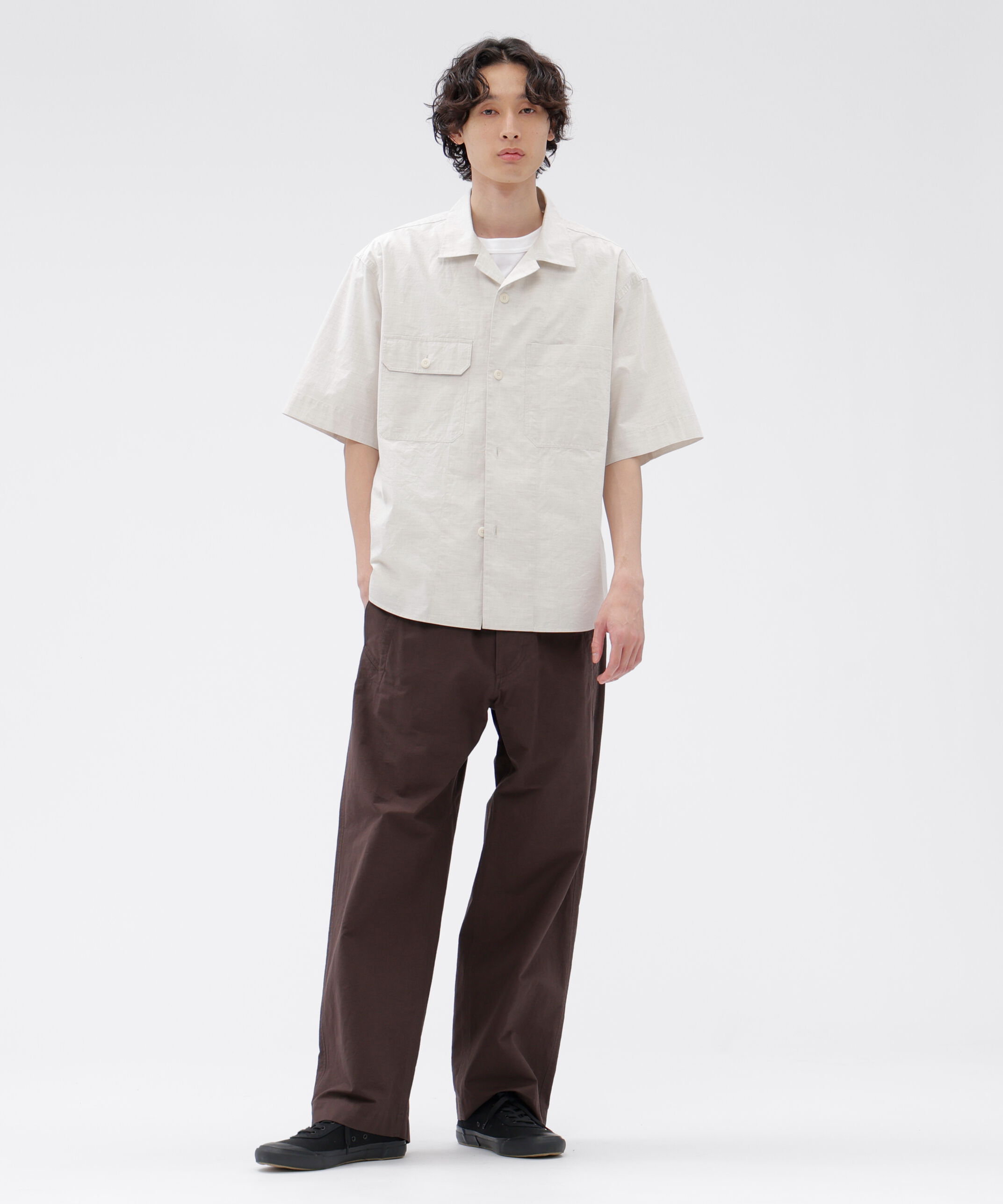 MHL.「HIGHCOUNT TOP DYED COTTON SHIRT」|シャツ・ブラウス|