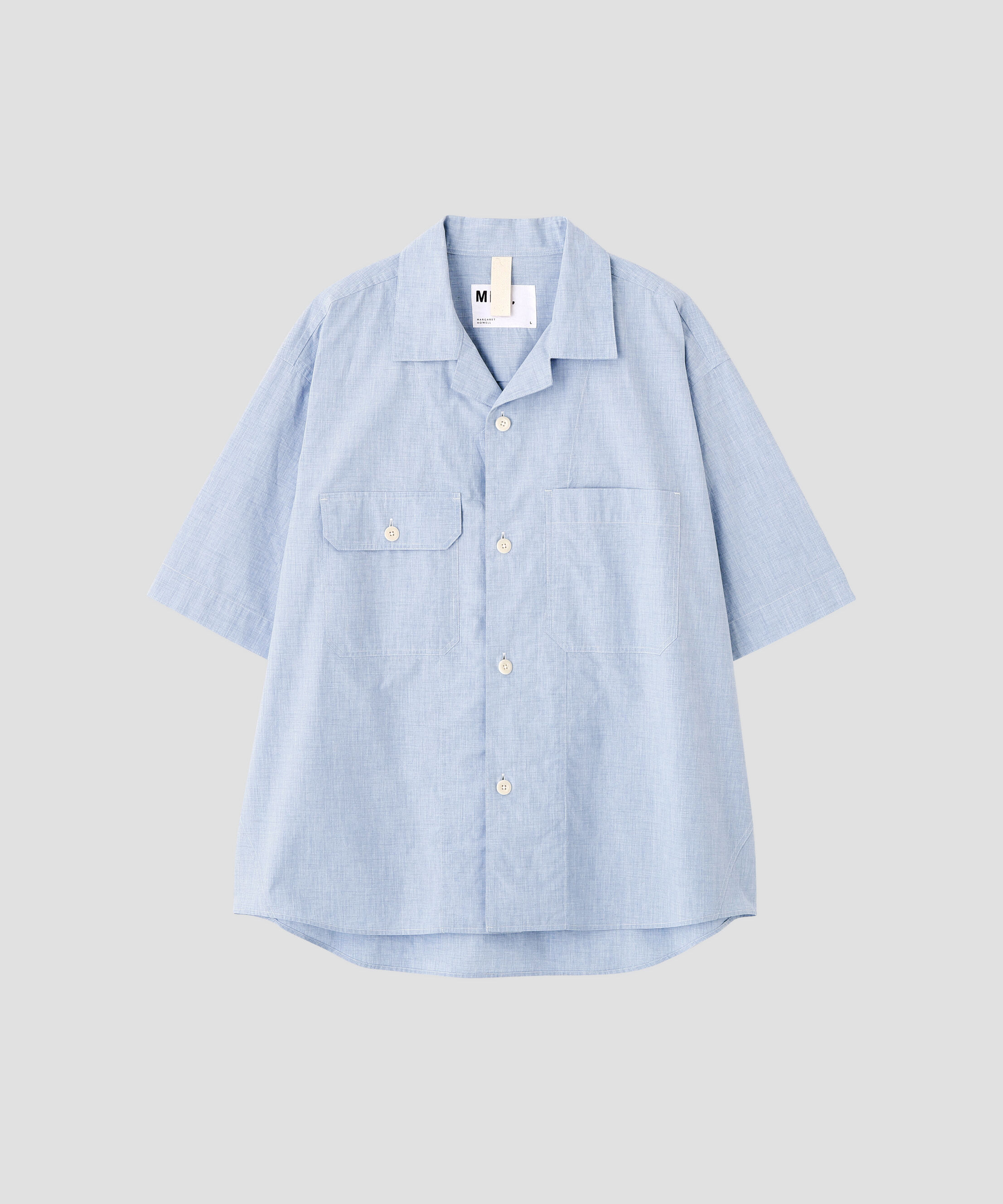 MHL.「HIGHCOUNT TOP DYED COTTON SHIRT」|シャツ・ブラウス|