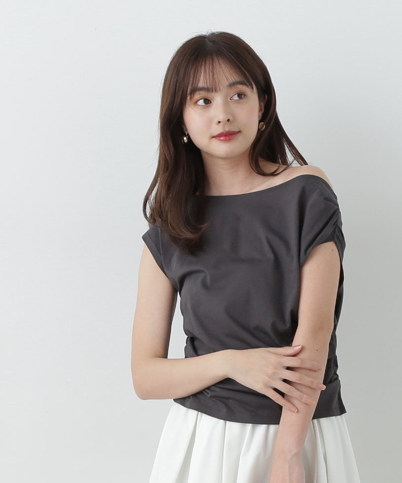 PROPORTION BODY DRESSING「アシメTシャツ」|Tシャツ・カットソー|