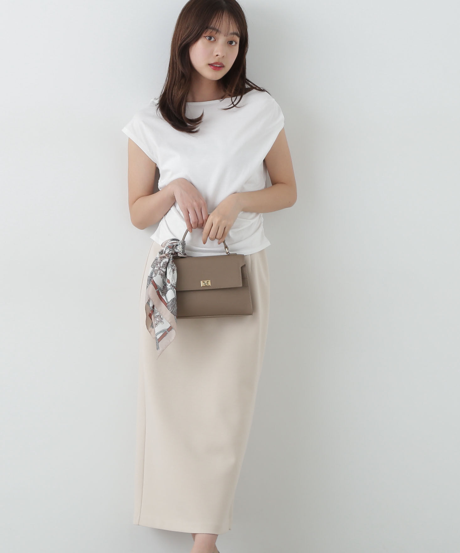 PROPORTION BODY DRESSING「アシメTシャツ」|Tシャツ・カットソー|