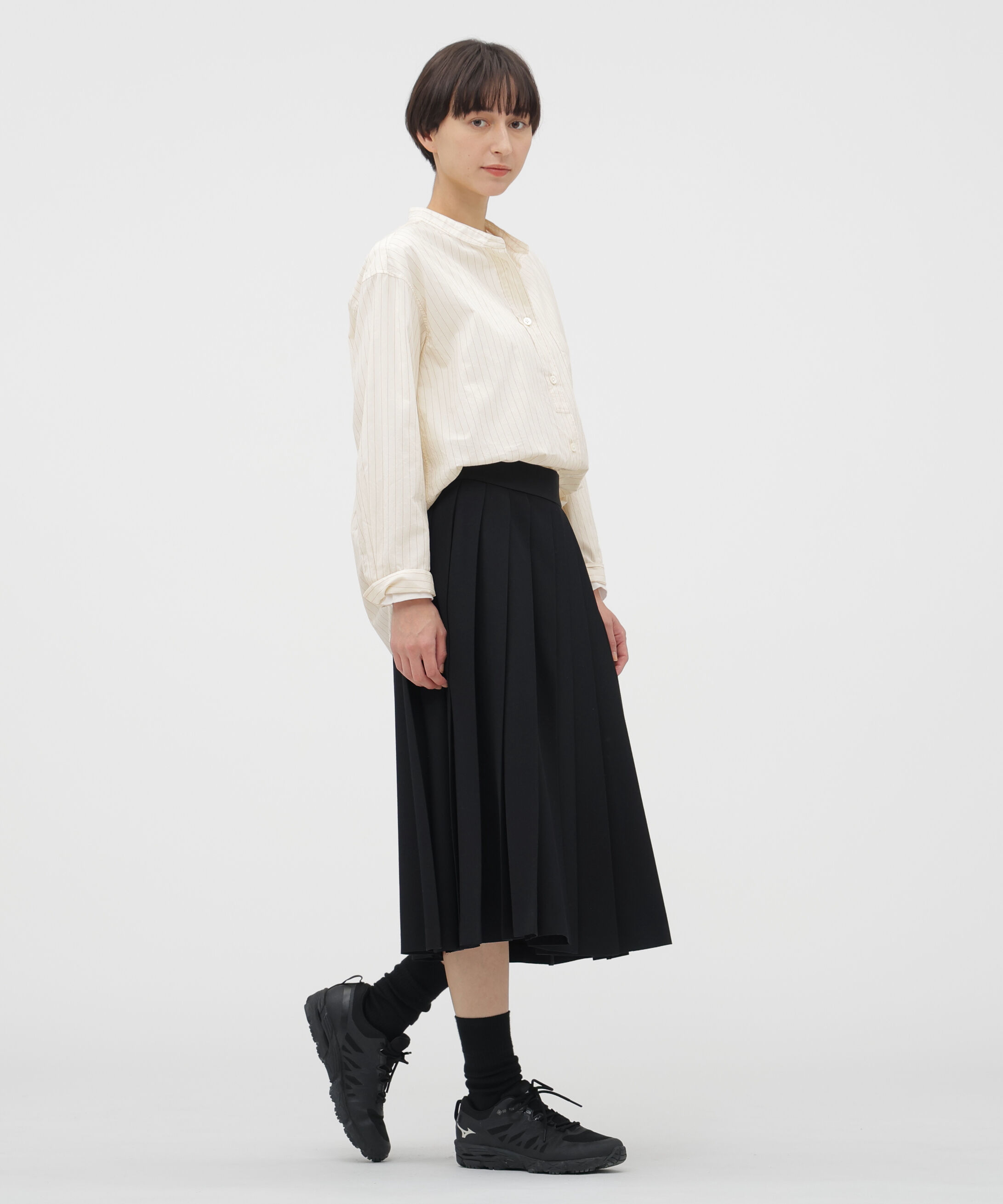  「SIMPLE STRIPE COTTON SHIRT」|シャツ・ブラウス|