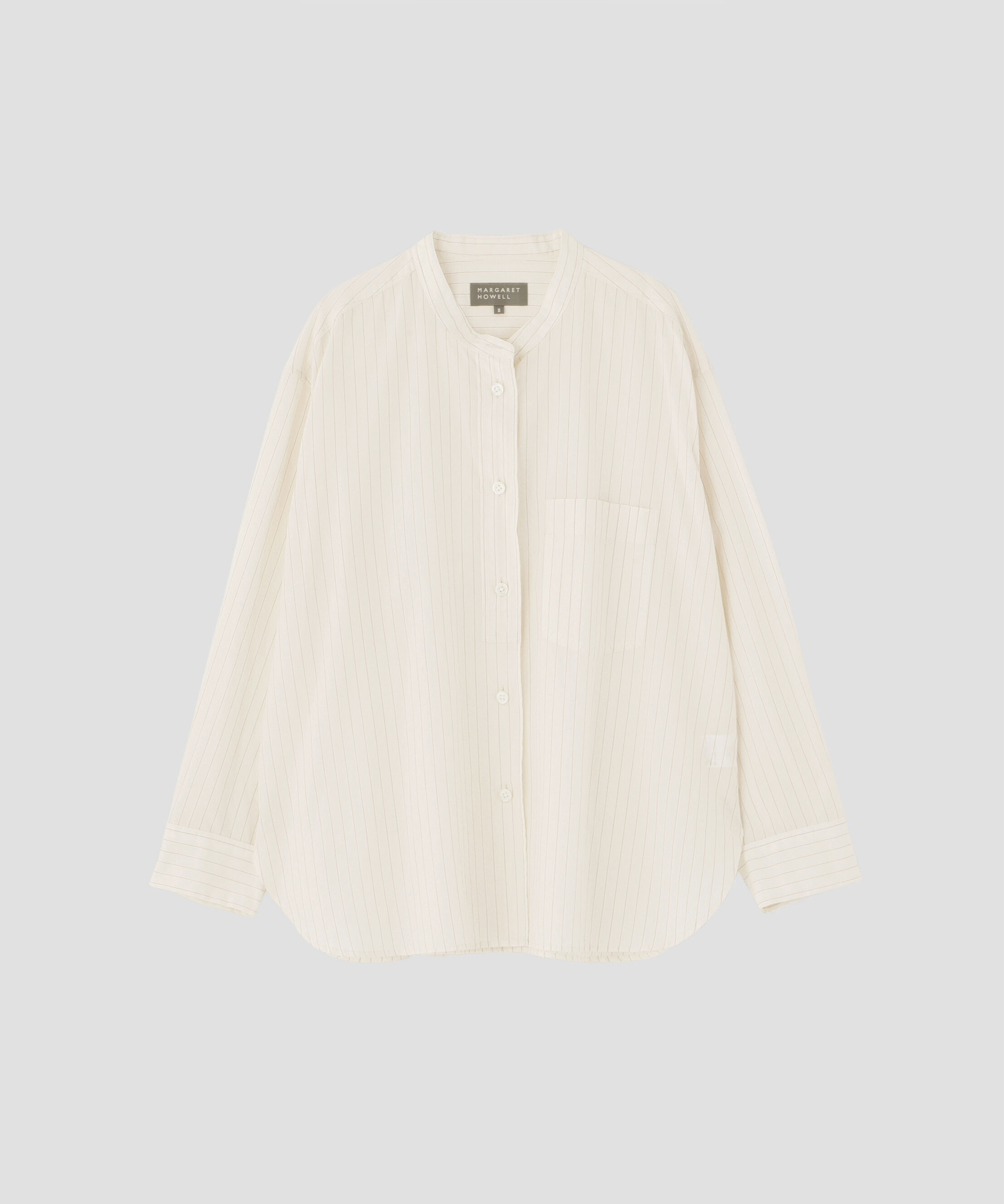  「SIMPLE STRIPE COTTON SHIRT」|シャツ・ブラウス|