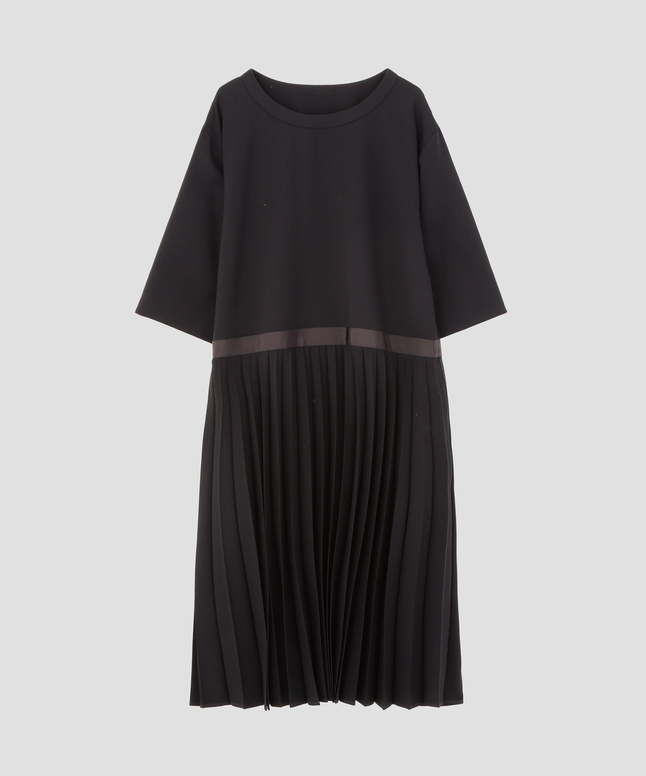  「FINE WOOL POPLIN DRESS」|ワンピース|