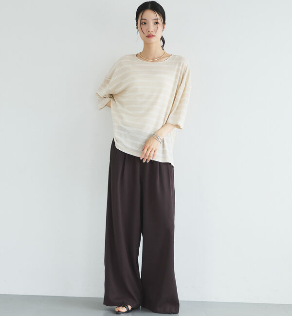 Doux archives「シアーボーダーＴｅｅ」|Tシャツ・カットソー|