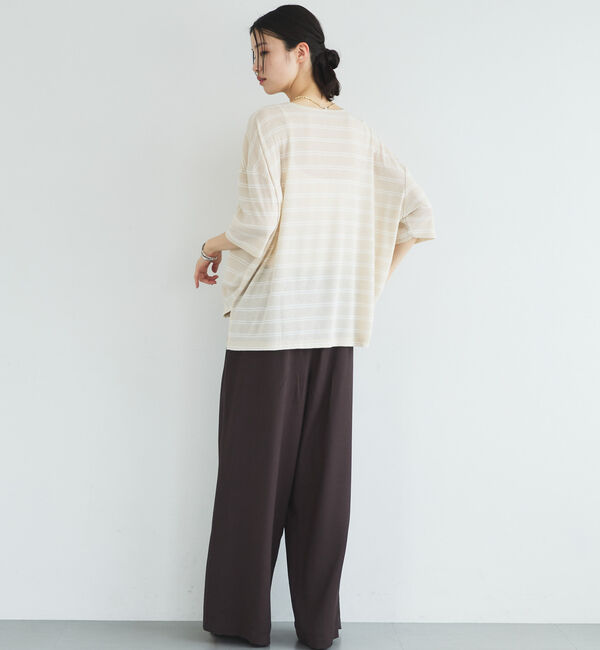Doux archives「シアーボーダーＴｅｅ」|Tシャツ・カットソー|