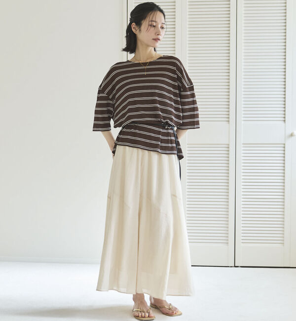 Doux archives「シアーボーダーＴｅｅ」|Tシャツ・カットソー|