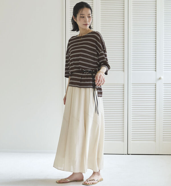 Doux archives「シアーボーダーＴｅｅ」|Tシャツ・カットソー|