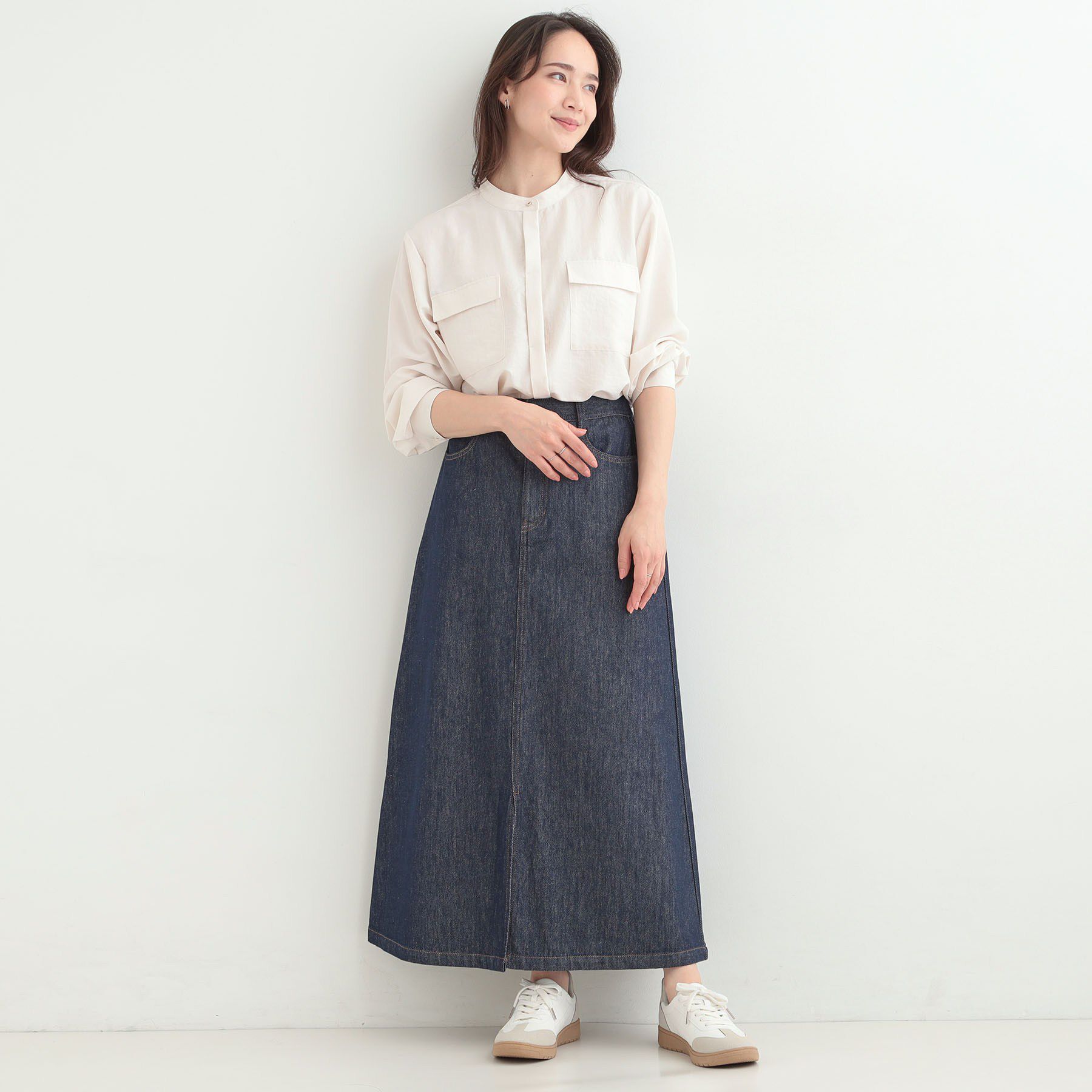 SHOO･LA･RUE「【片手ではける】シンプルスニーカー」|スニーカー|